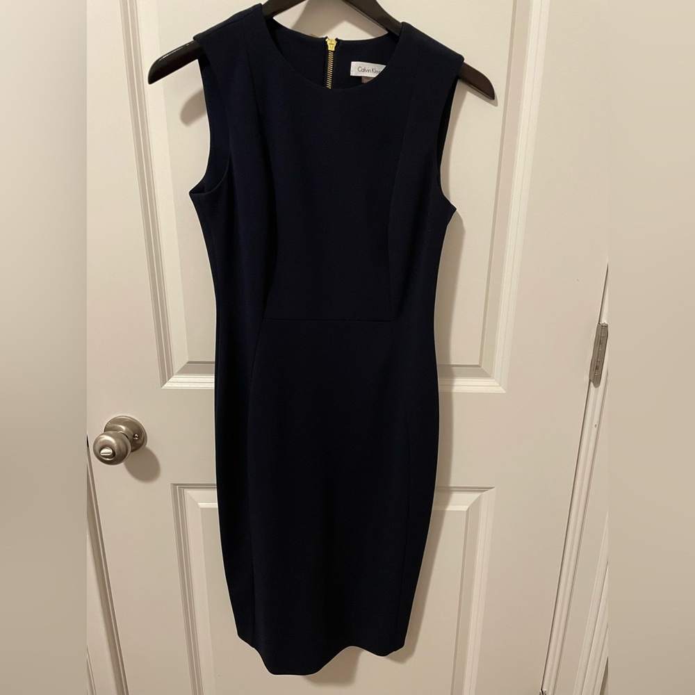 Calvin Klein Navy Shift Dress